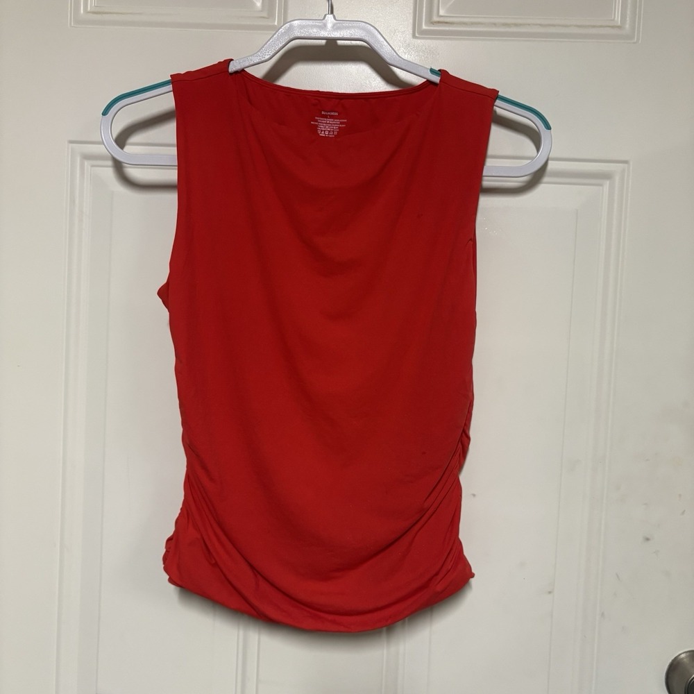 SUUKSESS Red Blouse - Women's Size L - Sleeveless and Stylish